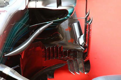 Technique - Les modifications de Mercedes sur sa W08 en Chine
