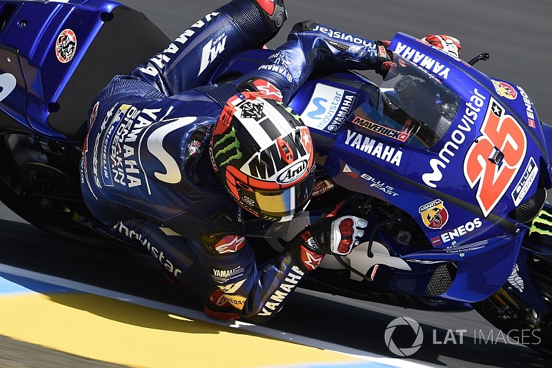 Viñales resurge en el tercer ensayo libre en Le Mans
