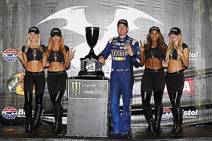 Kyle Busch is content, at least until the next NASCAR win slips away