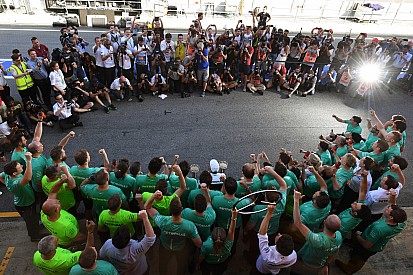 Story behind the photo: Hamilton’s flashy victory celebrations
