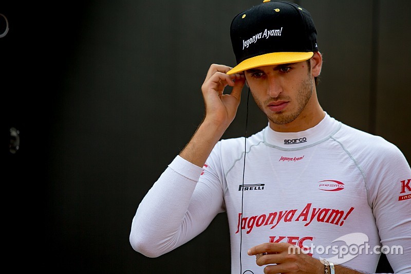Джовінацці працюватиме на симуляторі Формули 1 в Ferrari