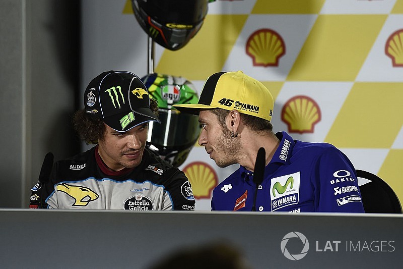 Morbidelli y Pasini le ganan a Rossi los '100 km de los Campeones'