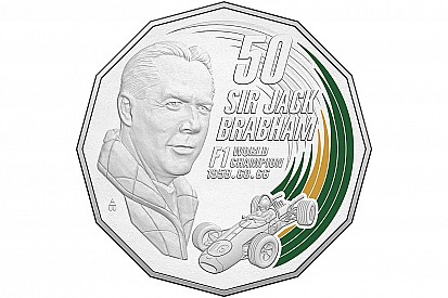Sir Jack Brabham, homenajeado con una moneda a su nombre