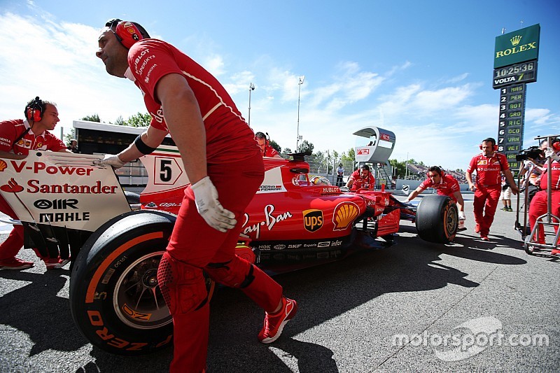Vettel contraint à un changement de moteur à Barcelone