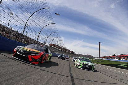 Martin Truex Jr. wins Stage 1 at Fontana as Harvick wrecks