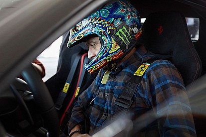 Rossi a essayé le dernier modèle de Ferrari à Fiorano