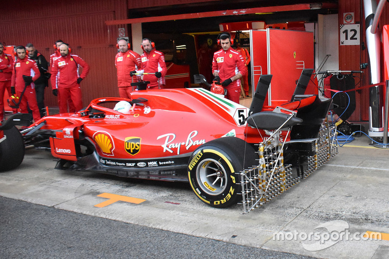 Ferrari SF71H: Sensoren