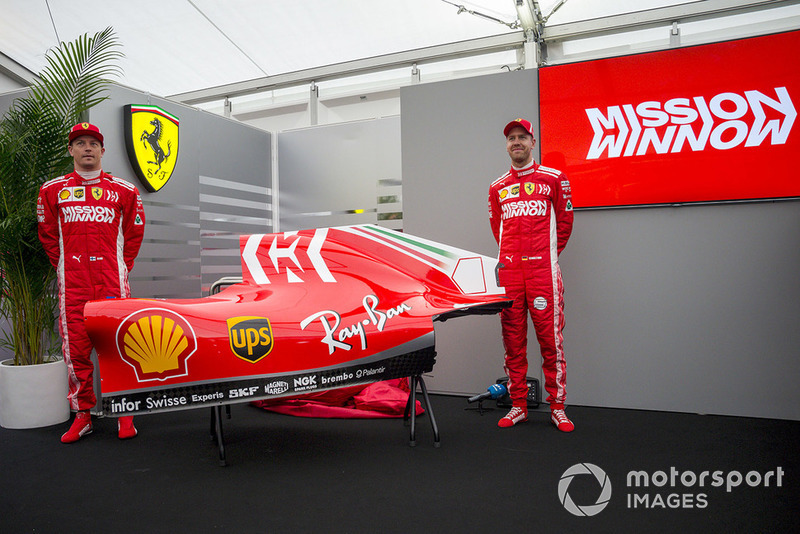 Sebastian Vettel, Kimi Raikkonen, Ferrari, Mission Winnow festés