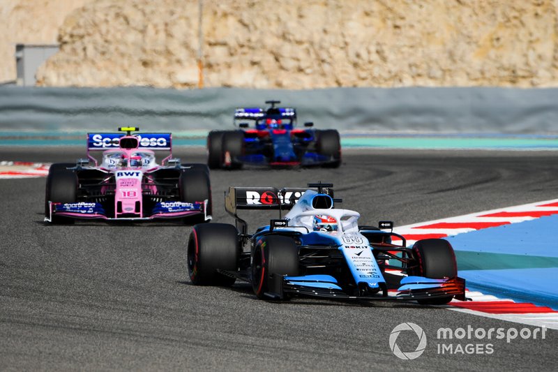 Джордж Расселл, Williams Racing FW42, Ленс Стролл, Racing Point RP19, Данііл Квят, Toro Rosso STR14