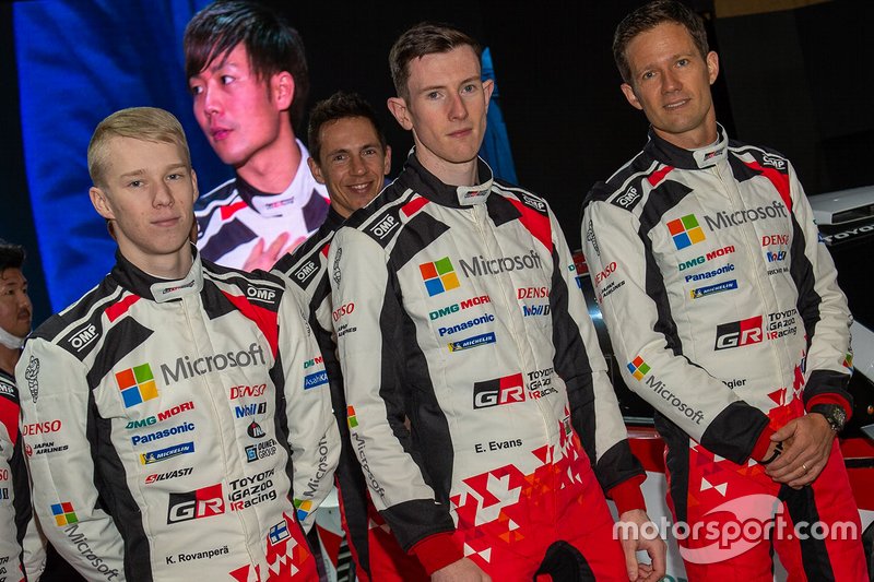 Pereli Tim Toyota Gazoo Racing (ki-ka) Kalle Rovanpera, Elfyn Evans dan Sebastien Ogier.