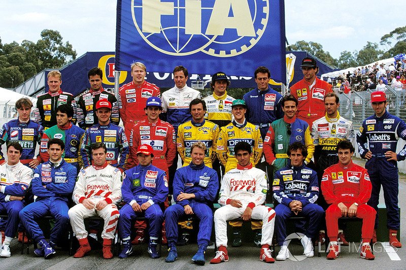Johnny Herbert, Lotus, Pedro Lamy, Lotus, Mika Hakkinen, McLaren, Martin Brundle, Ligier, Pierluigi...