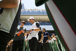 Stoffel Vandoorne, McLaren, Pierre Gasly, Scuderia Toro Rosso, in the drivers parade