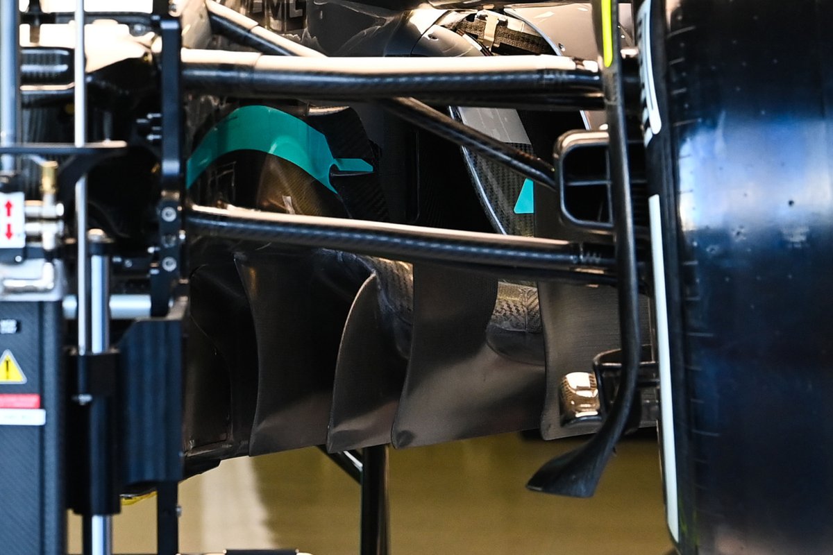 Detalles técnicos del Mercedes W13