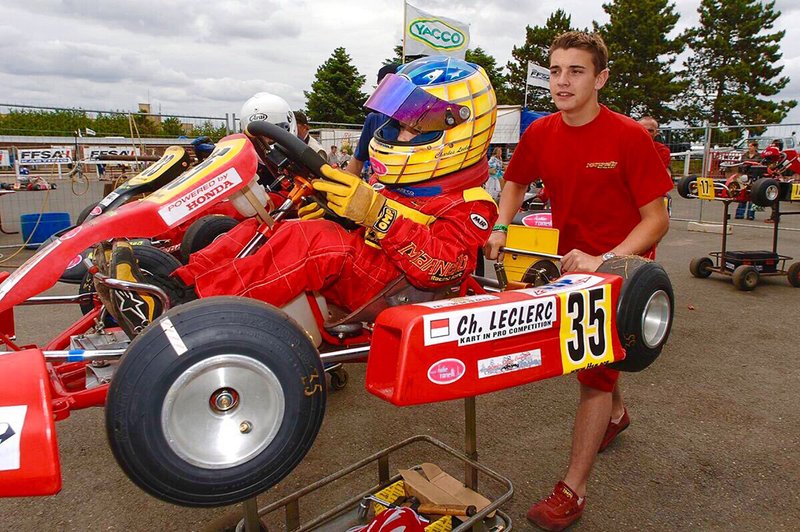 Jules Bianchi and Charles Leclerc