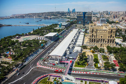 Blick auf Baku