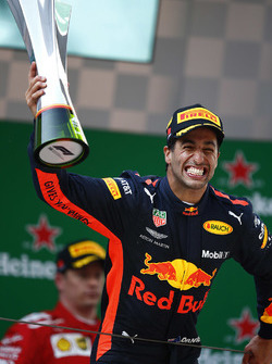 Race winner Daniel Ricciardo, Red Bull Racing