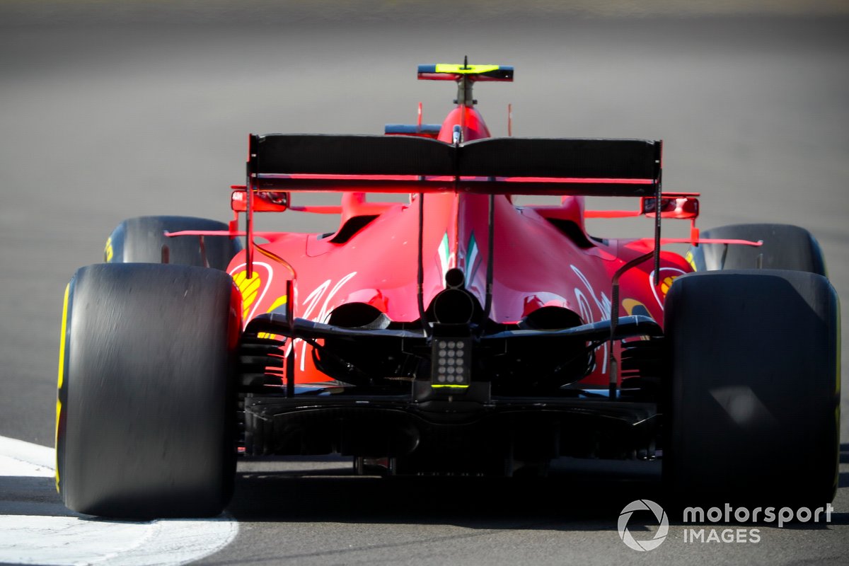 Ferrari SF1000: lo sfogo d'aria delle pance più chiuso visto a Silverstone