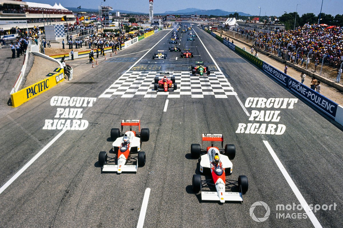 McLaren remained the team to beat in 1989, with Senna and Prost's battle for the title only decided in the latter's favour after a controversial last round clash at Suzuka