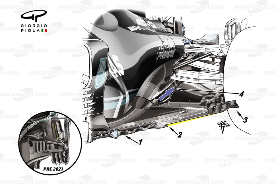 Mercedes AMG F1 W12 tabanı