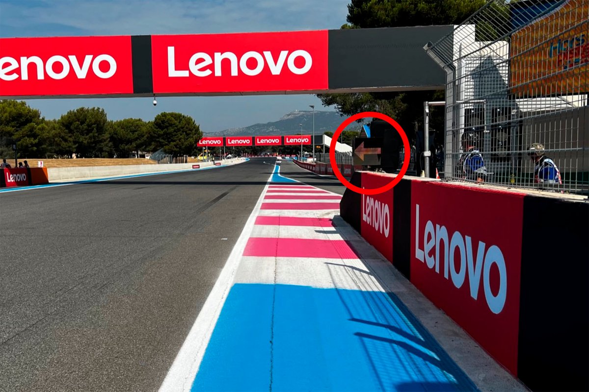 Señal de limitador de pits