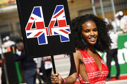 Grid Girl for Lewis Hamilton, Mercedes AMG F1