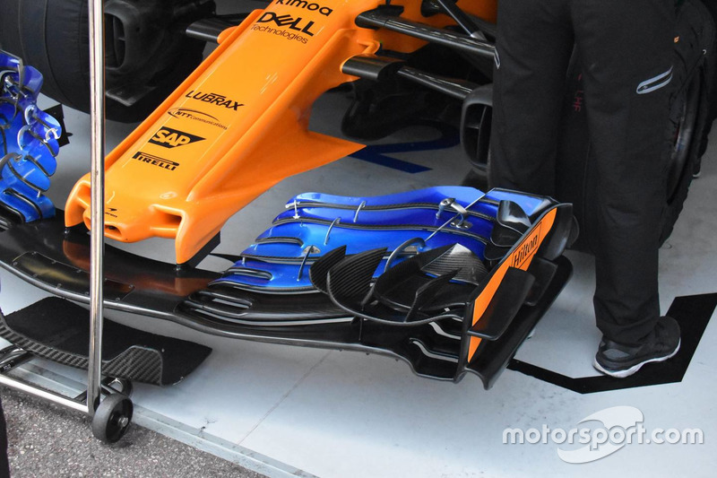 McLaren MCL33 ön kanat detayı