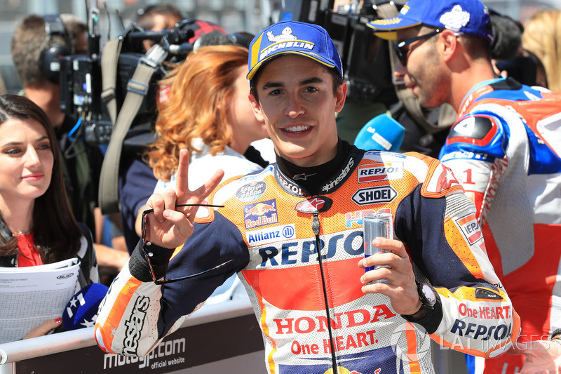 Il secondo qualificato Marc Marquez, Repsol Honda Team