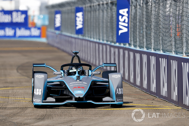 Nico Rosberg, Formula 1 World Champion, Formula E investor, drives the Formula E track car