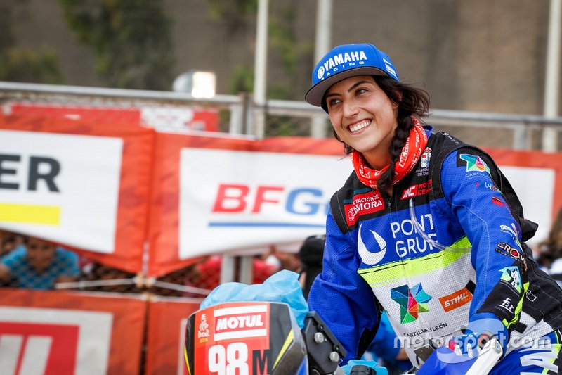 Sara Garcia dari Tim Pont Grup Yamaha akan turun dalam kategori motor (Original by Motul) pada Reli Dakar 2021.