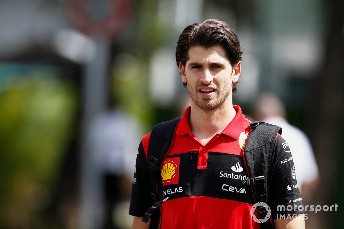 Antonio Giovinazzi, terzo pilota Ferrari a Singapore