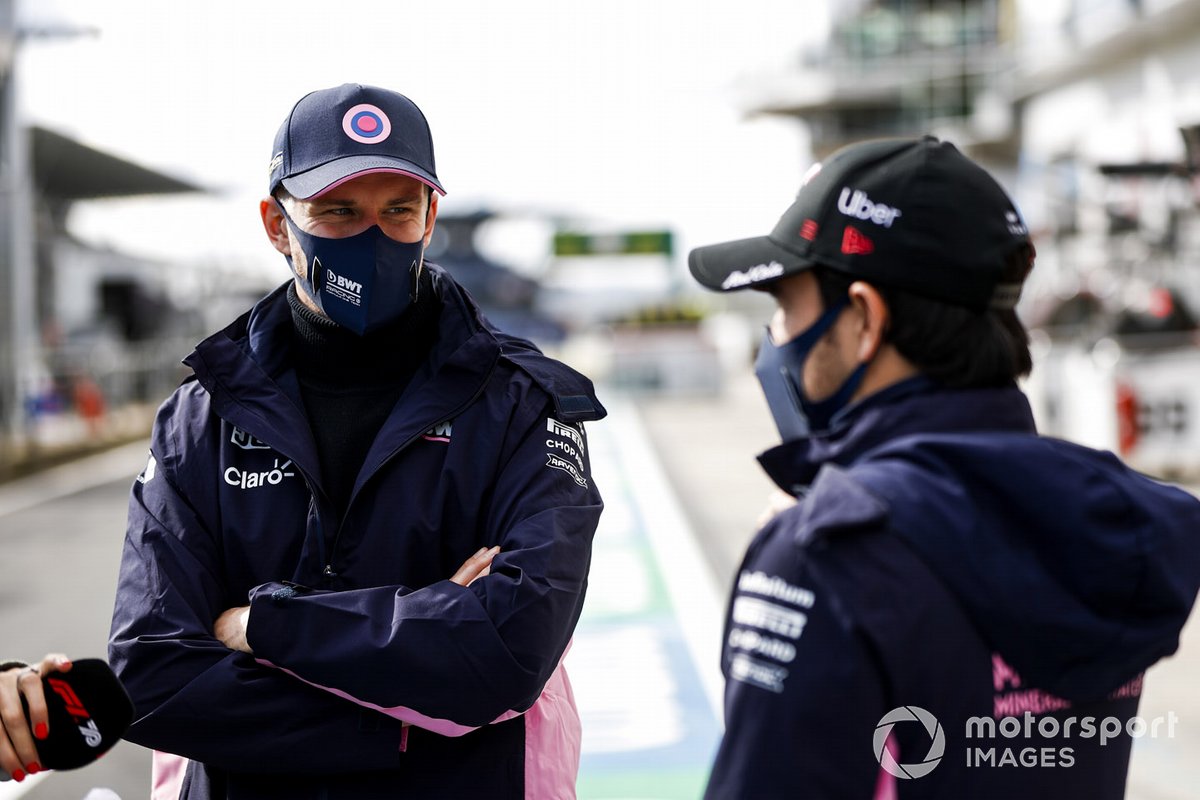 Nico Hulkenberg, Racing Point and Sergio Perez, Racing Point