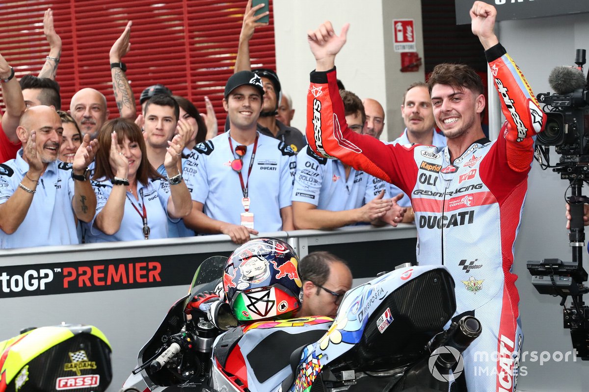 Fabio di Giannantonio had in Mugello zijn eerste MotoGP-pole te pakken in misschien wel de moeilijkste omstandigheden voor een rookie.