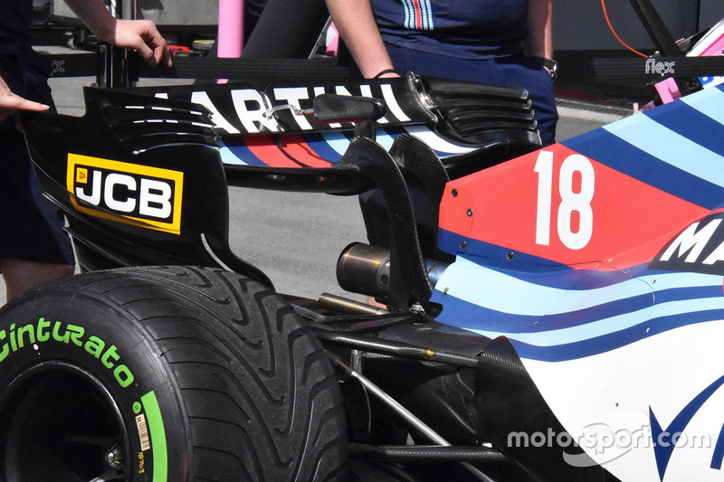 Williams FW41, заднє антикрило