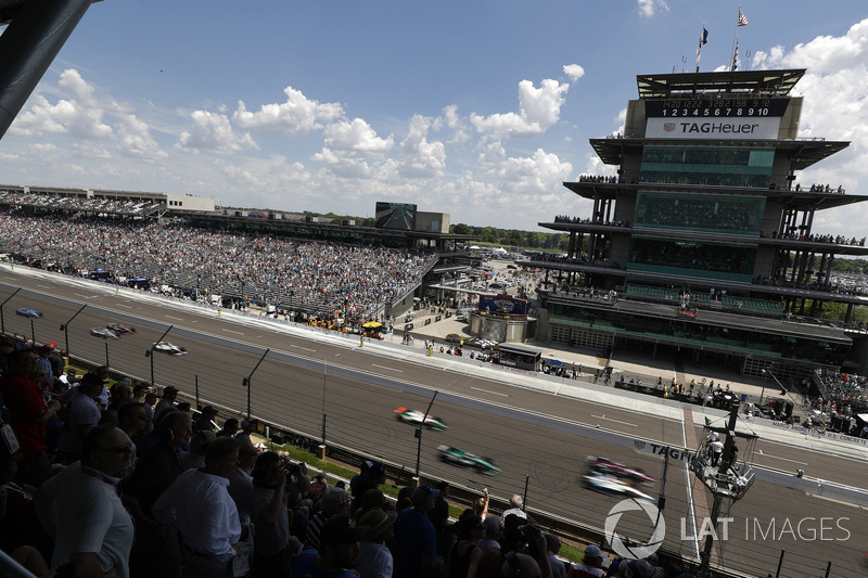 Jack Harvey, Meyer Shank Racing con SPM Honda, Gabby Chaves, Harding Racing Chevrolet, Jay Howard, Schmidt Peterson Motorsports / AFS Racing Honda