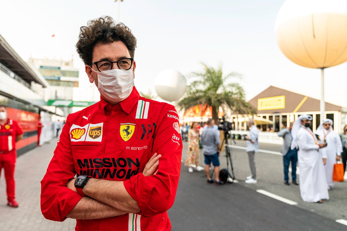 Mattia Binotto, Team Principal, Ferrari