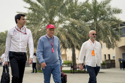 Toto Wolff, Mercedes AMG F1 Direktörü ve Niki Lauda, Mercedes AMG F1 Fahri Direktörü