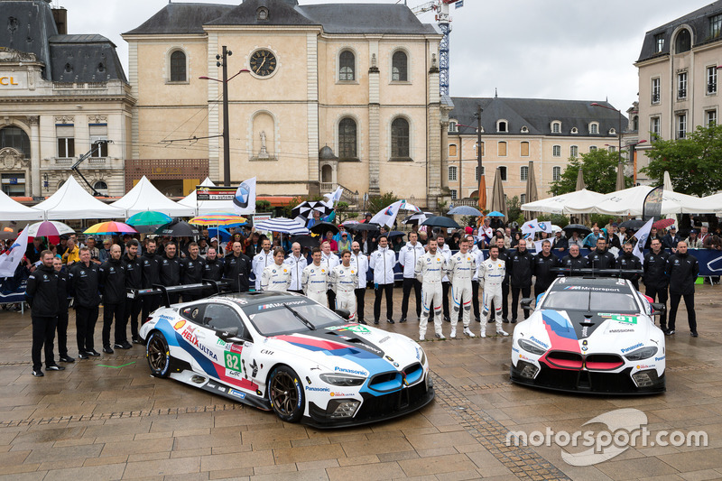 #81 BMW Team MTEK BMW M8 GTE: Martin Tomczyk, Nicky Catsburg, Philipp Eng, #82 BMW Team MTEK BMW M8 GTE: Antonio Felix da Costa, Alexander Sims, Augusto Farfus