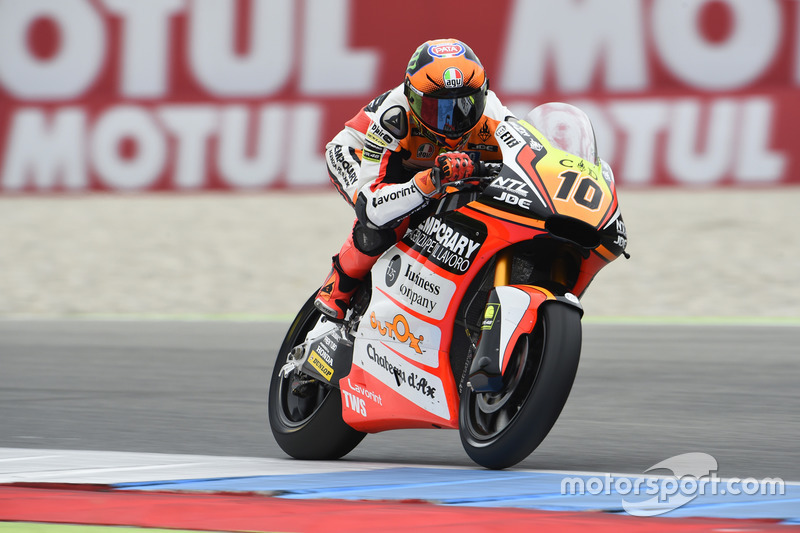 Luca Marini tijdens de Dutch TT van 2016.