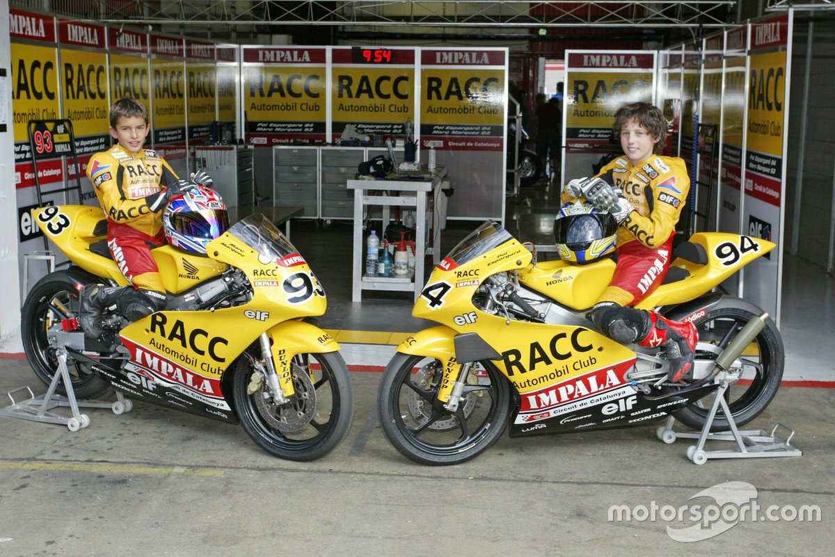 Marc Márquez dan Pol Espargaró berbagi tim (2004) hingga sampai ke Kejuaraan Dunia
