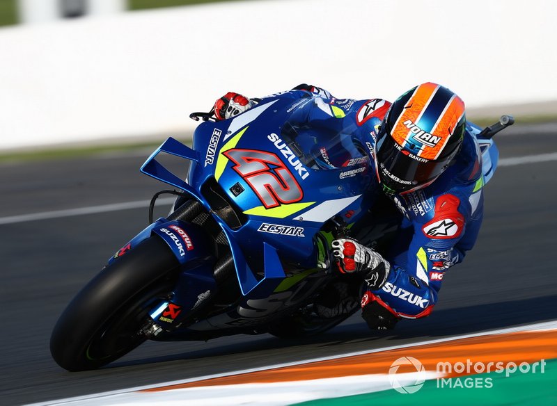 Alex Rins lobte den neuen Motor, mit dem er schon morgen ein Rennen fahren würde