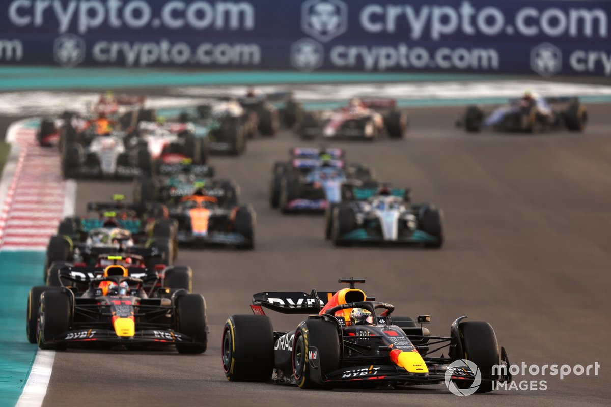 Max Verstappen, Red Bull Racing RB18, Sergio Pérez, Red Bull Racing RB18, Charles Leclerc, Ferrari F1-75, Lewis Hamilton, Mercedes W13