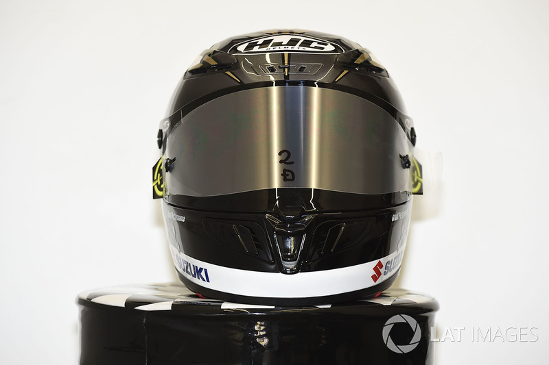 Il casco speciale di Andrea Iannone, Team Suzuki MotoGP