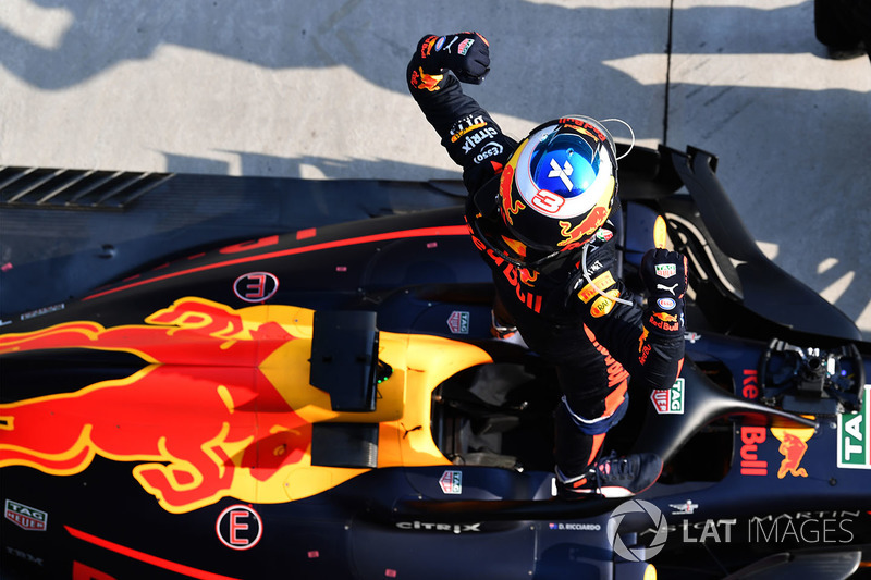 Yarış galibi Daniel Ricciardo, Red Bull Racing RB14