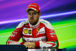 Sebastian Vettel, Ferrari in de persconferentie