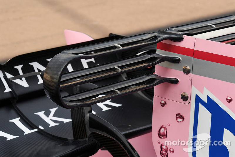 Sahara Force India VJM10 arka kanat detay