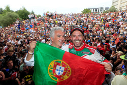 Tiago Monteiro, Honda Racing Team JAS, Honda Civic WTCC, mit Rui Santos
