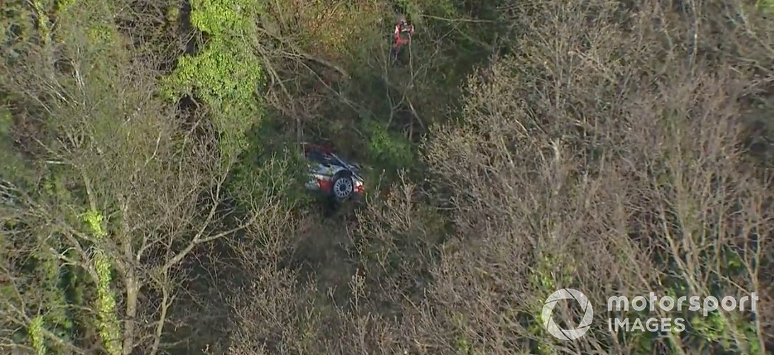 Rovanpera's crash in Croatia