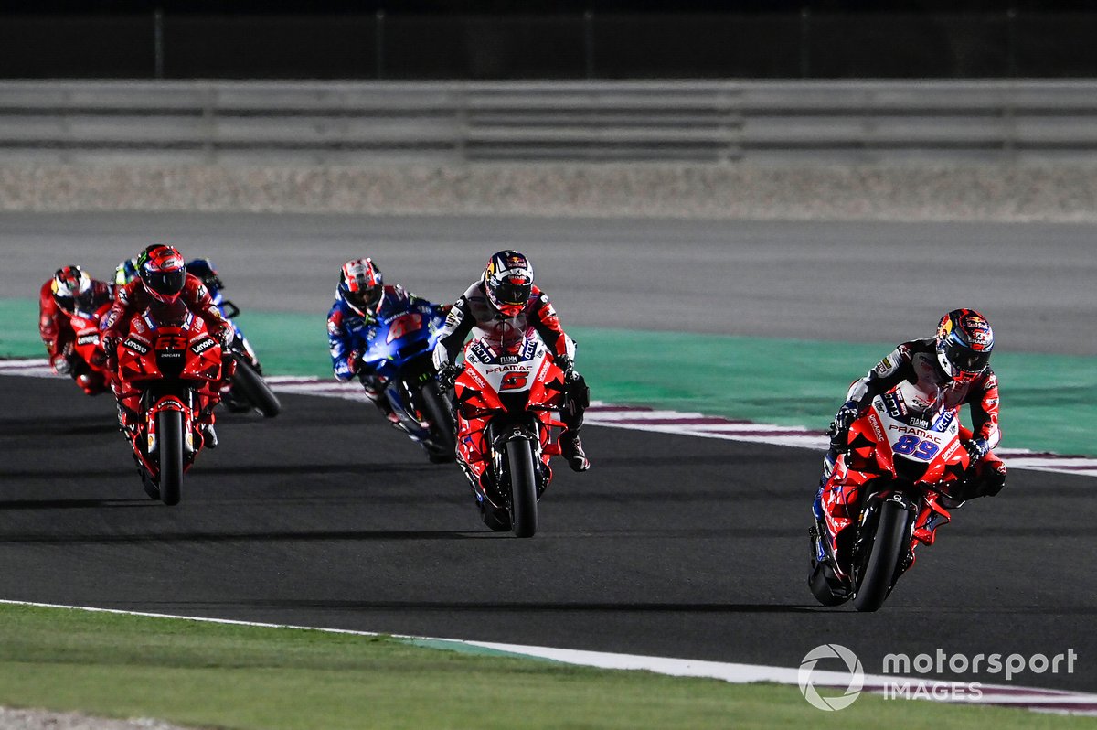 Jorge Martin, Pramac Racing, Johann Zarco, Pramac Racing, Francesco Bagnaia, Ducati Team, Alex Rins, Team Suzuki MotoGP