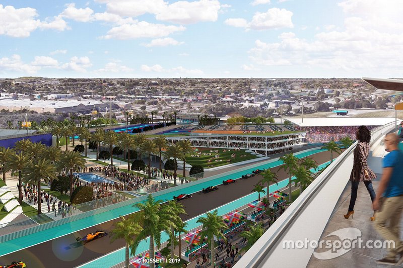 Miami track rendering