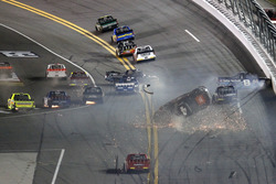 Crash: Christopher Bell, Kyle Busch Motorsports Toyota